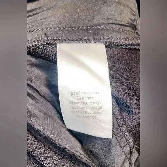 Rag and bone day 2 nite stylish black sleeveless leather trim jumpsuit romper 6 - Picture 5 of 6